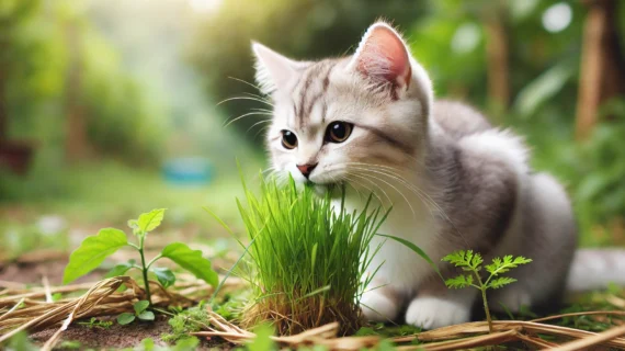 Alasan Kucing Makan Rumput: Antara Naluri Alami dan Manfaat Kesehatan