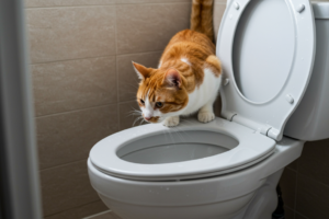 “Mengapa Kucing Suka Minum Air Toilet?